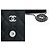 Wallet On Chain CHANEL Cartera con cadena de piel de ternera granulada negra Negro - view 7