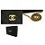 Wallet On Chain CHANEL Geldbörse mit Kette aus genarbtem Kalbsleder in Schwarz - Ansicht 7
