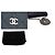 Wallet On Chain CHANEL Cartera con cadena de piel de ternera granulada negra Negro - vista 7