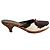 Sabots Miu Miu en fourrure marron taille 37