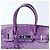 Hermès Birkin 30 in struzzo viola Porpora - vista 9