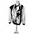 Autre Marque Pull ras du cou vintage Kansai Yamamoto noir et blanc M