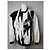 Autre Marque Pull ras du cou vintage Kansai Yamamoto noir et blanc M - vue 11