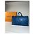 Keepall Vintage Louis Vuitton EPI Pelle Keepball 45 Blu - vista 2