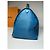 Keepall Vintage Louis Vuitton EPI Pelle Keepball 45 Blu - vista 7