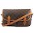 Gibeciere Borsa a tracolla Gibecière MM in tela Monogram Louis Vuitton in marrone M42247