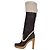 Dior Polaire Chocolate Suede Shearling Boots - Size 40 pre-owned