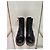 Chanel 2015 braune Lackleder-Ankle Combat Boots Größe 38 gebraucht - Ansicht 3