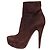 Alaïa Dark Brown Suede Ankle Boots - Size 39 Pre-owned