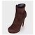Alaïa Dark Brown Suede Ankle Boots - Size 39 Pre-owned - view 3