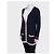 Gucci gerade blaue bestickte Strickjacke - Größe S Gebraucht - Ansicht 2