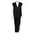 Abito fluido in cupro nero trasparente Rick Owens US4 S usato