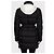 Miu Miu schwarze Gabardine Oversized Pufferjacke IT 40/S gebraucht - Ansicht 3