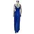Stella Mc Cartney Stella McCartney blaue plissierte Maxikleid Größe 38 gebraucht - Ansicht 3