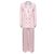 Blazer e Calças de Viscose Rosa Balmain Tamanho 36 Usado