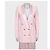 Blazer e Calças de Viscose Rosa Balmain Tamanho 36 Usado - vista 5