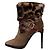 Stivaletti chic in suede e pelliccia sintetica Burberry Taglia 38.5  Usato