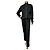 Tuta Givenchy nera con strisce laterali a contrasto Taglia M usata