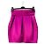 Gonna Mini in Satin Fucsia Alexandre Vauthier Taglia 38 - vista 4