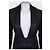 Terno de lã preto Saint Laurent com casaco longo - EU36/S Usado - vista 5