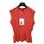Chanel Coralrotes Jersey-Oberteil mit CC-Buttons, Größe 40, gebraucht