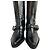 Chloé Botas de cuero Chloe sobre la rodilla con hebilla y tacón bloque, talla 36,5. Pre-owned - vista 5