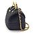 Mademoiselle Borsa a Spalla Chanel Medium Classic in Paglia di Raffia Blu Navy Scuro GHW Nero Blu scuro Gold hardware - vista 5
