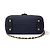 Mademoiselle Borsa a Spalla Chanel Medium Classic in Paglia di Raffia Blu Navy Scuro GHW Nero Blu scuro Gold hardware - vista 7