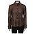 Burberry Braune Lederjacke Größe 42 S Gebraucht