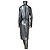 Saint Laurent Metallic Printed Midi Dress - Größe 38 gebraucht - Ansicht 2