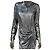 Saint Laurent Metallic Printed Midi Dress - Größe 38 gebraucht - Ansicht 3
