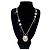 Collana Pendente Perla Chanel 2014 Argento usato