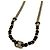 Collana cintura Chanel CC Turnlock in pelle nera usata - vista 4