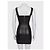 Schwarzes Mini-Kleid aus Lammleder Balmain Größe 34/ XS Gebraucht - Ansicht 3