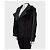 Balmain schwarze Lammlederjacke mit Kunstfell Größe 36 S Gebraucht - Ansicht 2