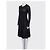 Schwarzes enges perforiertes Reißverschlusskleid Alaïa XS gebraucht - Ansicht 2