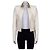 Balmain White Linen Crystal Trim Jacket - Size M (FR38) pre-owned