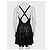 Schwarzes Paillettenkleid von Dolce & Gabbana - Größe IT42/M gebraucht - Ansicht 3