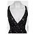 Schwarzes Paillettenkleid von Dolce & Gabbana - Größe IT42/M gebraucht - Ansicht 4