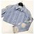 Chanel 2018 Striped Denim Jacket, Size 46 Pre-owned - view 5