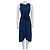 Mono azul de viscosa con cintura ajustable de Saint Laurent - Talla M de segunda mano