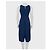 Mono azul de viscosa con cintura ajustable de Saint Laurent - Talla M de segunda mano - vista 3