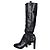 Céline Celine Schwarze Lederfransen Stiefel - Größe 38 Gebraucht