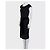 Schwarzes Samtbesatzkleid von Saint Laurent - Größe Groß (L) gebraucht - Ansicht 2