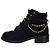 Botas de cadena de textil negro Chanel París-Salzburgo - Talla 39 Usadas