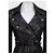 Schwarze Lederjacke mit Gürtel von Gucci - Größe IT40 / S Gebraucht - Ansicht 3