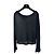 Timeless Chanel 2011 Top de Viscosa Negro Talla 36 Usado