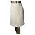 Timeless Saia de tweed branca Chanel Tamanho 44 Usada