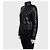 Chanel Fall 2011 Black Polyurethane Fitted Jacket FR40 Pre-owned - view 2