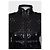 Chanel Fall 2011 Black Polyurethane Fitted Jacket FR40 Pre-owned - view 4